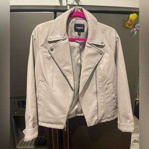 Express Faux Leather Moto Jacket